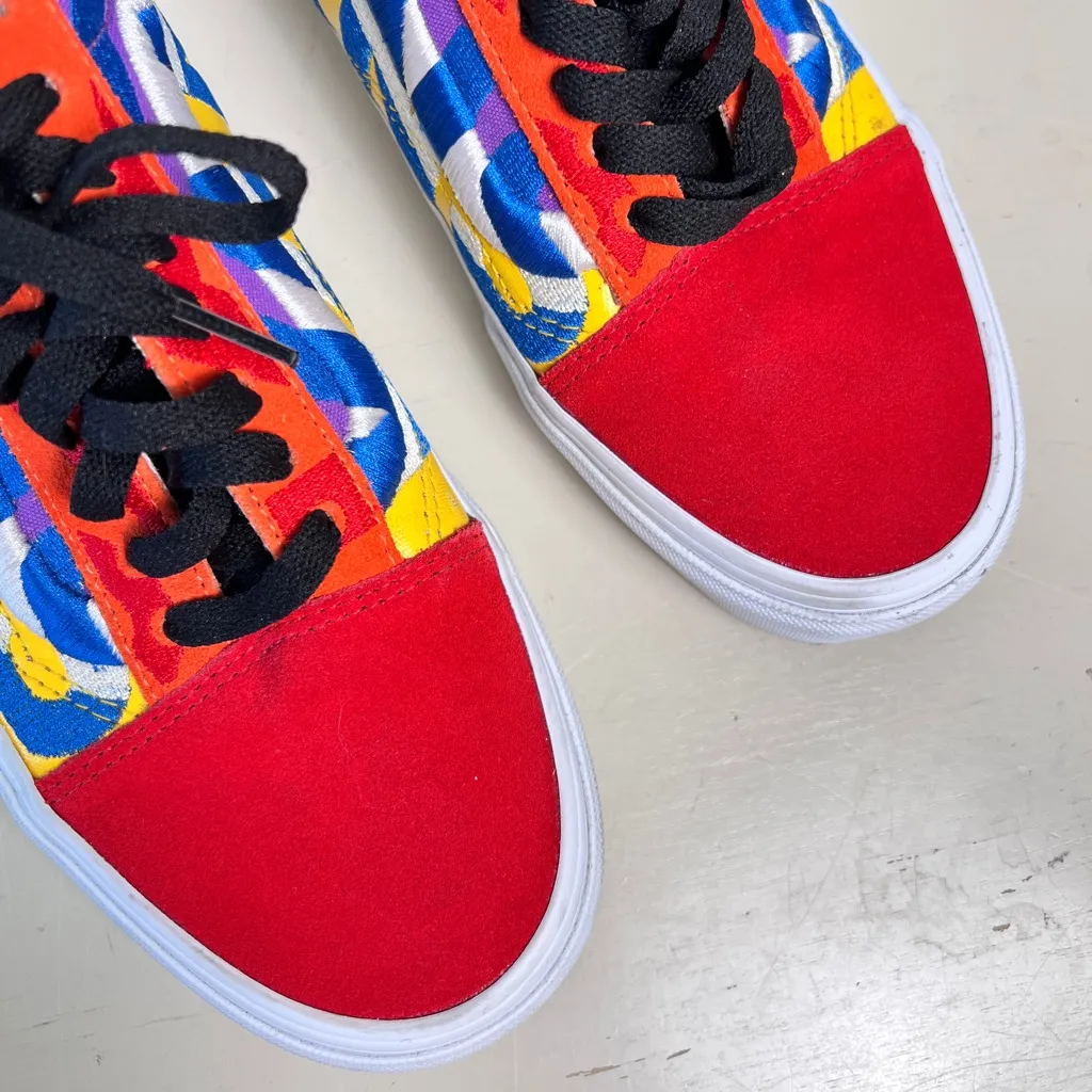 Vans Unisex Old Skool Skate Shoes Multicolor 721454‎ Men’s 7.5 / Women’s 9 - Image 3