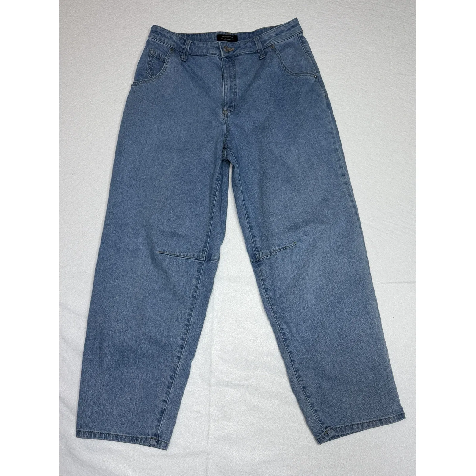 Banana Republic Women's‎ Barrel Mid-rise Denim Jeans Size 29/8 mom jean - Image 2