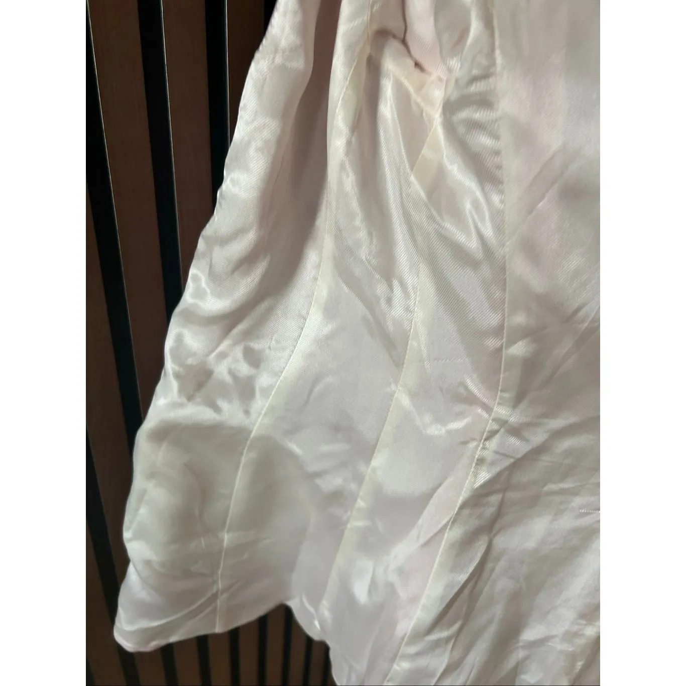 Zara light pink blazer size small with shoulder pads classy stylish long style - Image 6