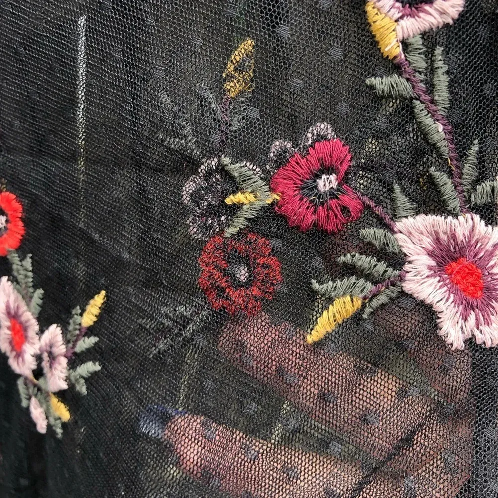 AMERICAN EAGLE FLORAL MESH OVERLAY DRESS - Image 5