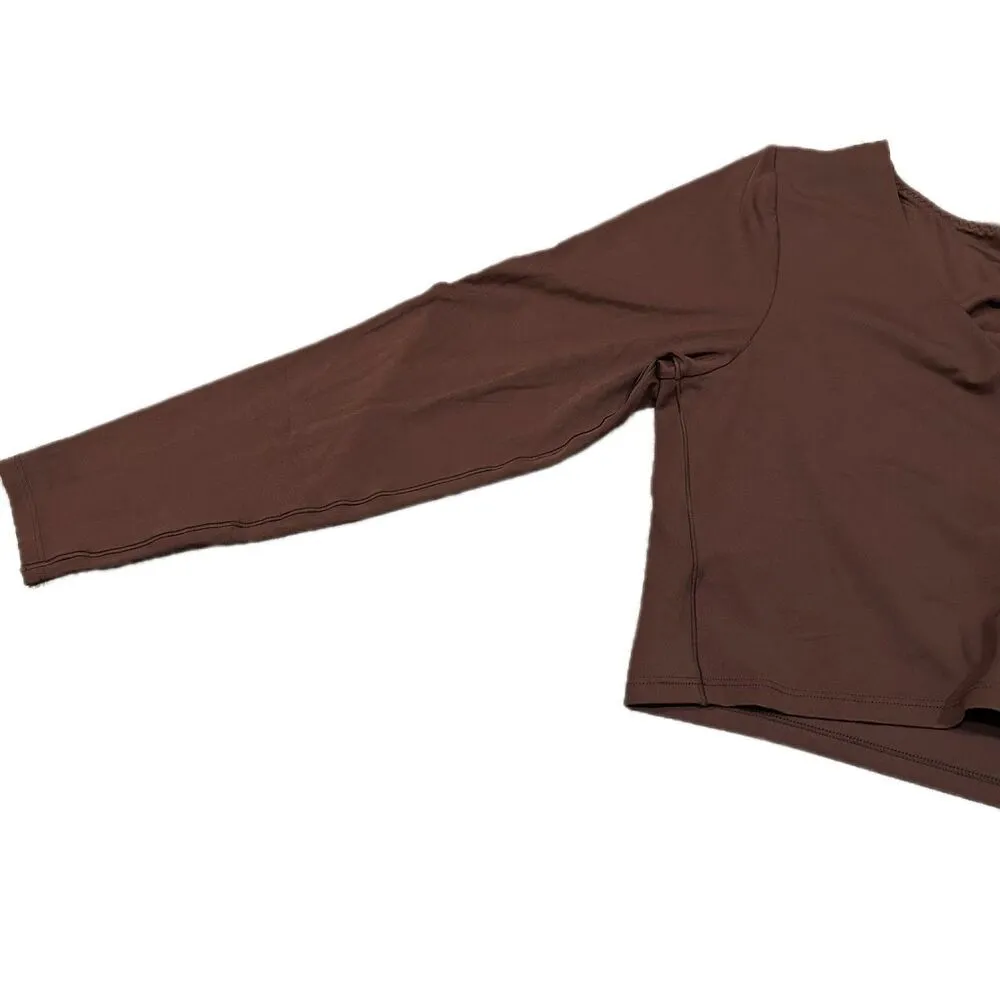 Aerie Offline Real Me V-Neck Crop Long Sleeve XXL - Image 6