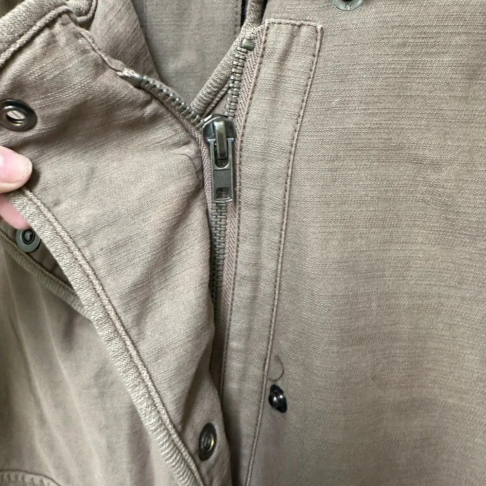 Free People slouchy bomber zip up & button jacket - Image 5