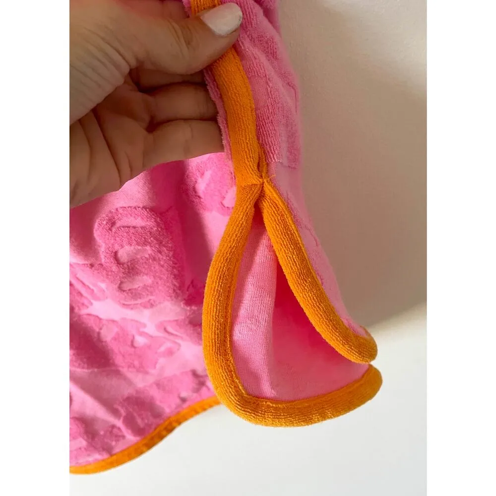 Juicy by Juicy Couture Terry Cloth Mini Dress Pink Orange Size Medium - Image 5