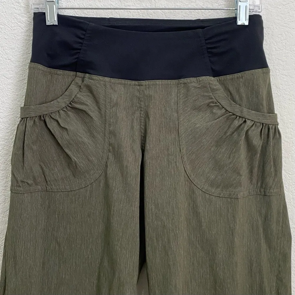 prAna Summit Pants in Charcoal Heather/Cargo Green Heather Size S - Image 6