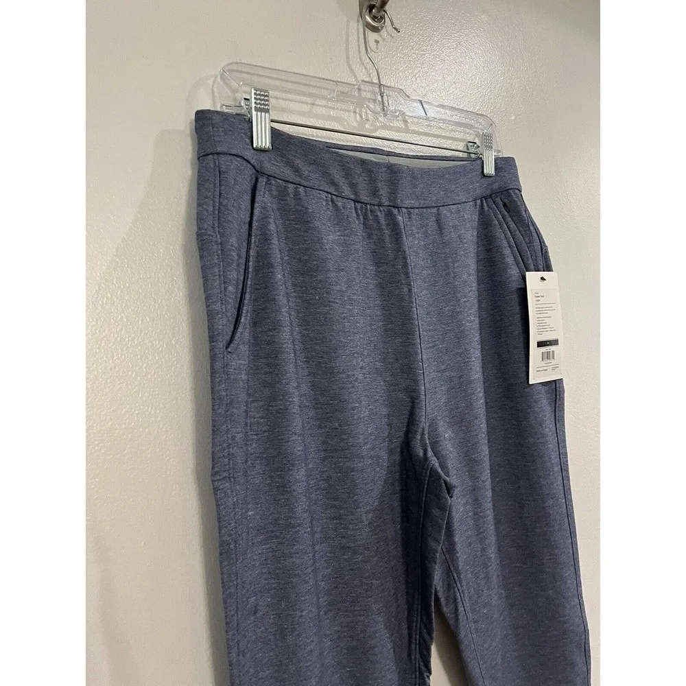 NWT Ministry Of Supply Blue Fusion Terry Merino Blend Joggers Womens Large - Image 4