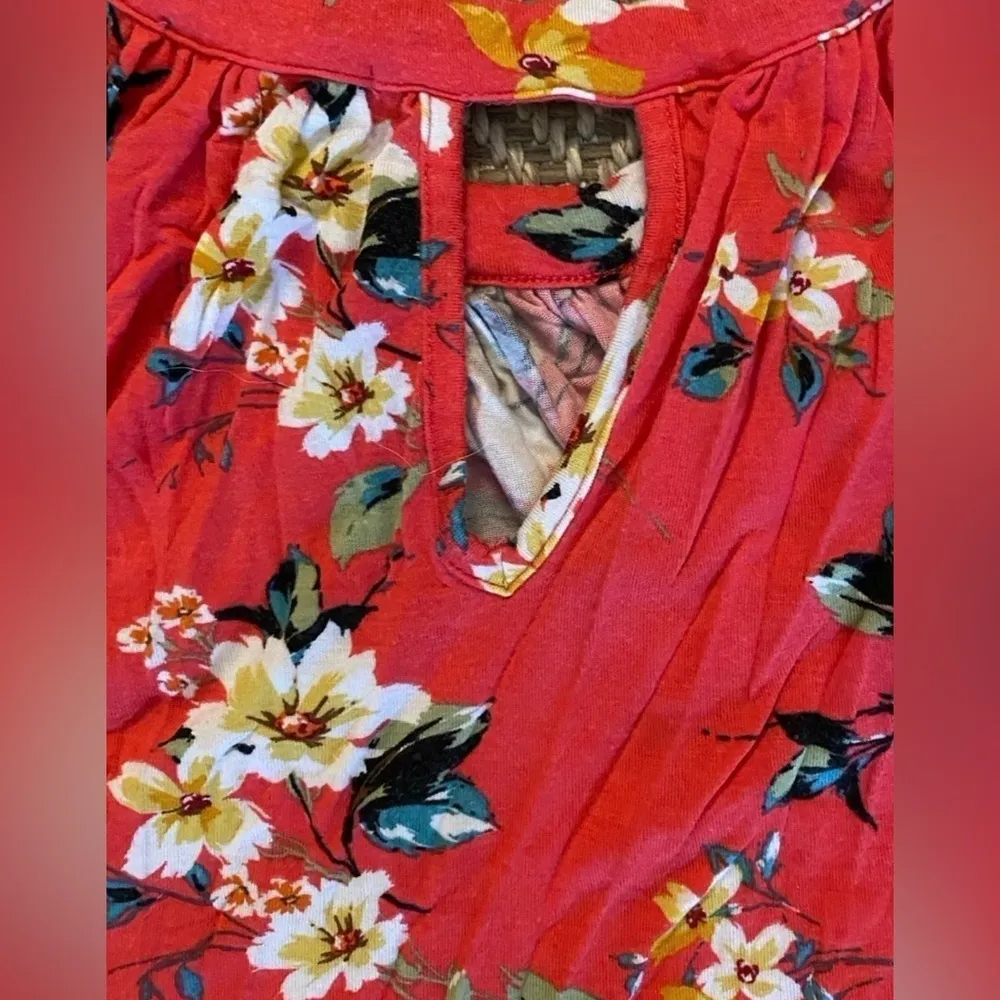 Floral Women's Top Size M - Image 4
