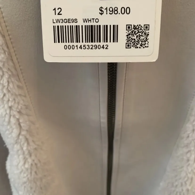Lululemon Off White Collarless Fleece Opal Sherpa Jacket Coat 12 Large L New NWT - Image 10