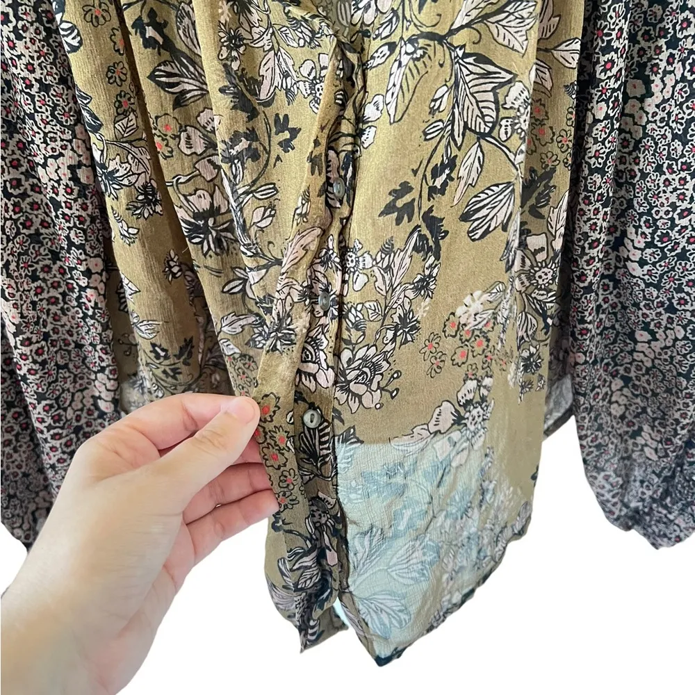 Free People Hendrix Sheer Blouse - Image 8