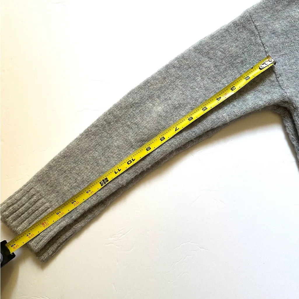 Madewell Sweater Women's | Sz XXS | York Half-Zip Pullover | Gray | - Image 10