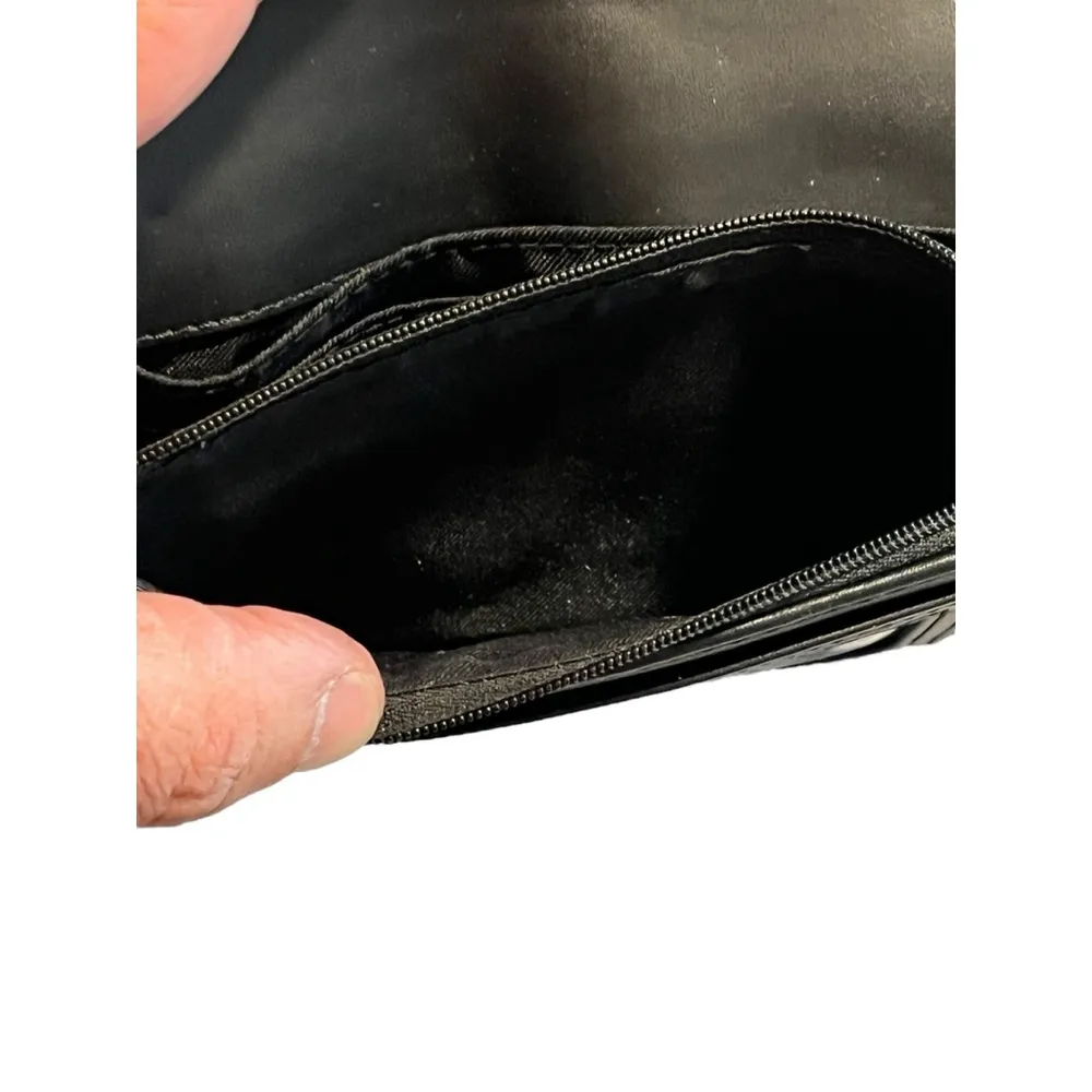 NWT Nine West Wristlet Back Pebbled Small Purse Cross Body Strap Multi Pocket - Image 7