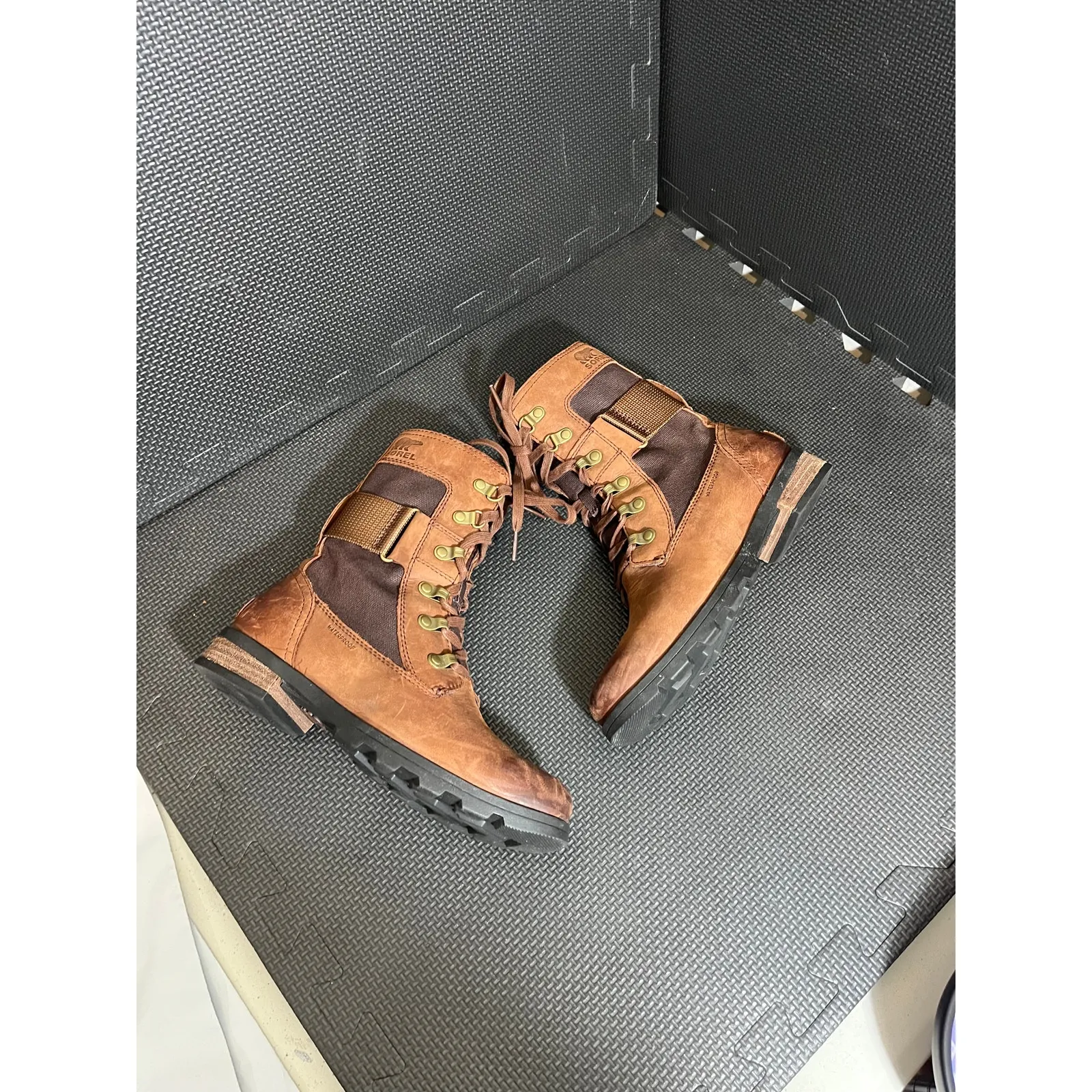 Sorel Emelie‎ Conquest NL3042-282 Boot Brown 1809021282 Women's Size 6 Leather - Image 3