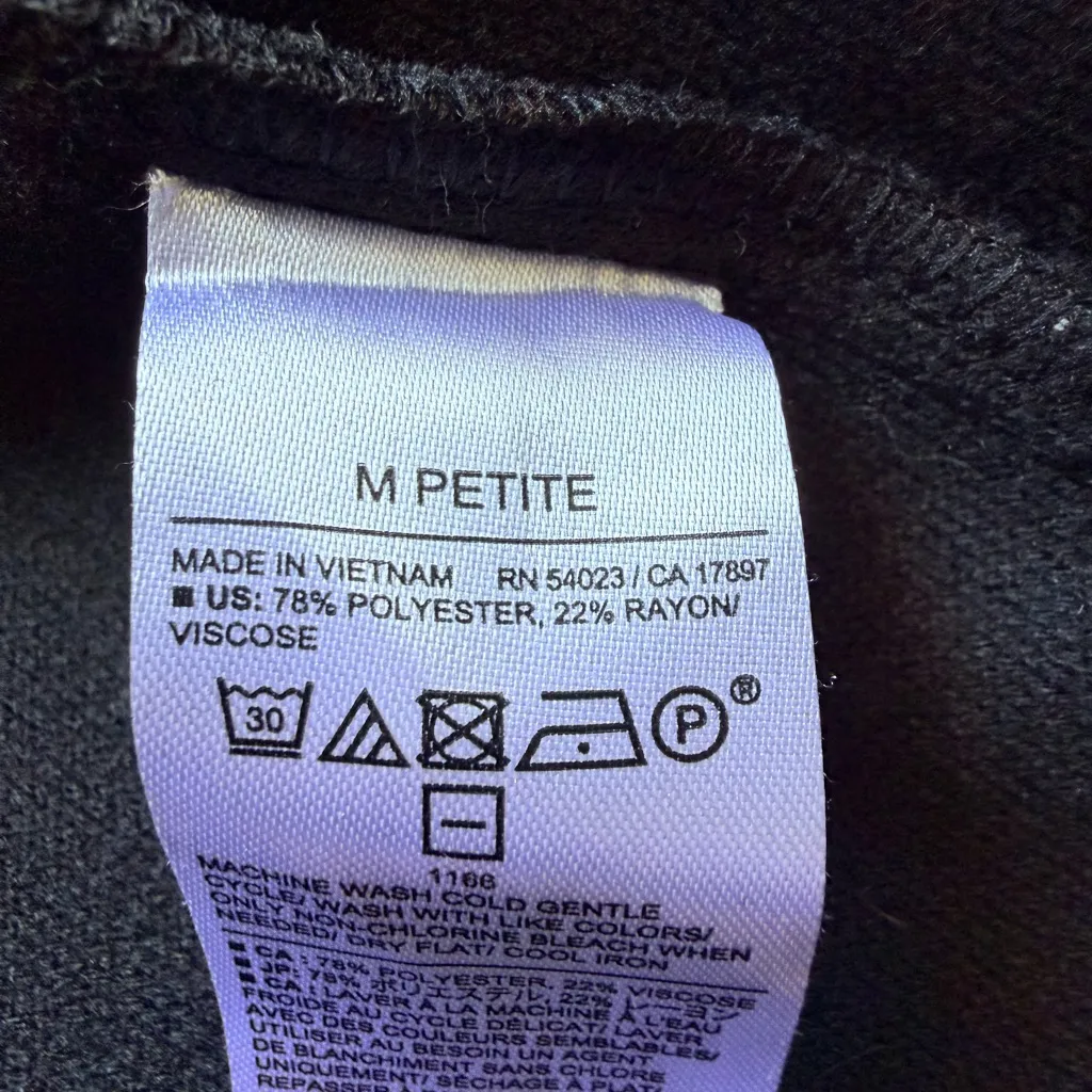 Banana Republic Black Bomber Jacket - Image 7