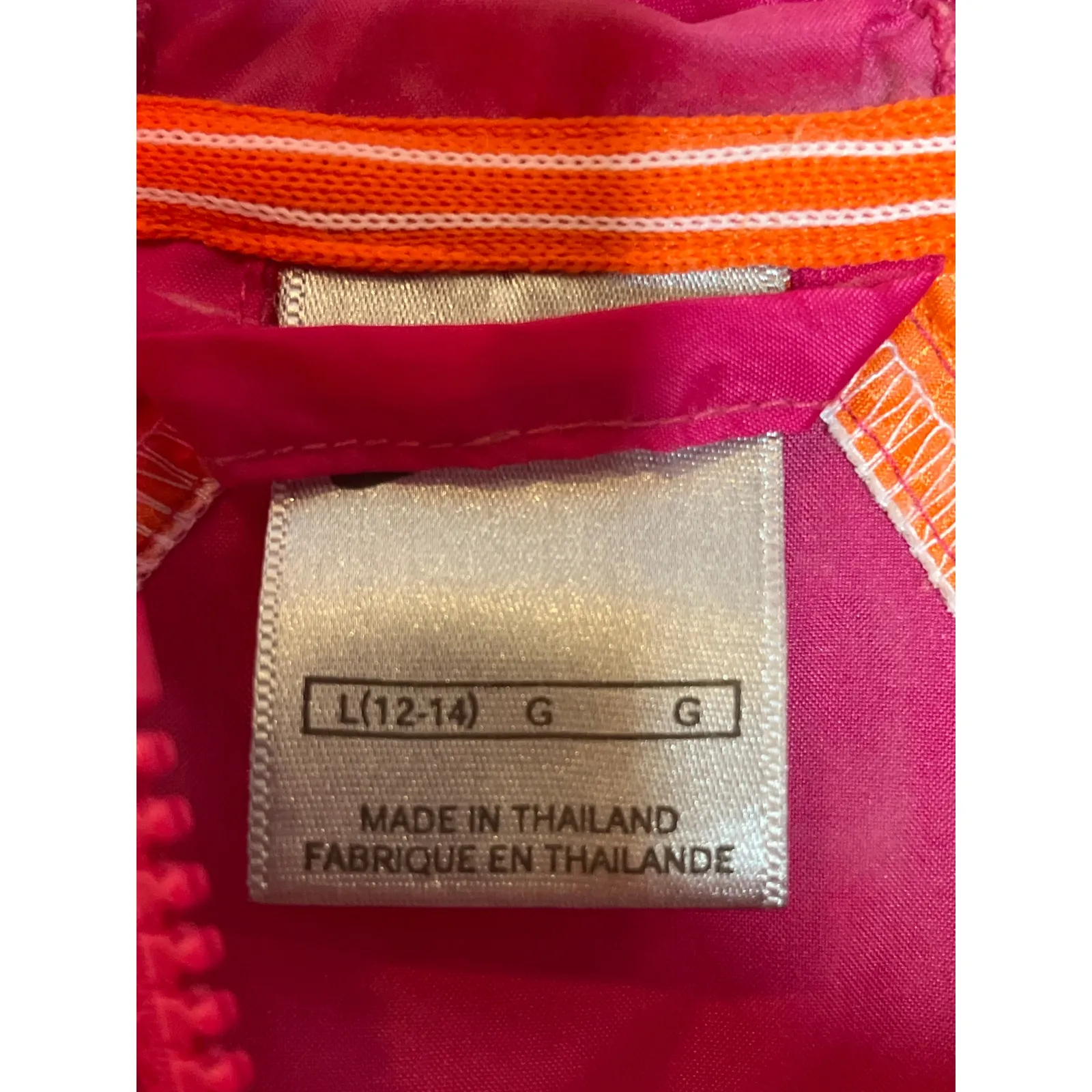 Vintage Nike Windbreaker Tracksuit Women Oversize  Large Retro Pink Orange - Image 4