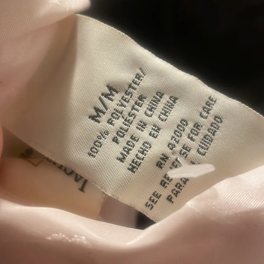 New Jacklyn Smith vintage sateen night shirt light pink M - Image 6