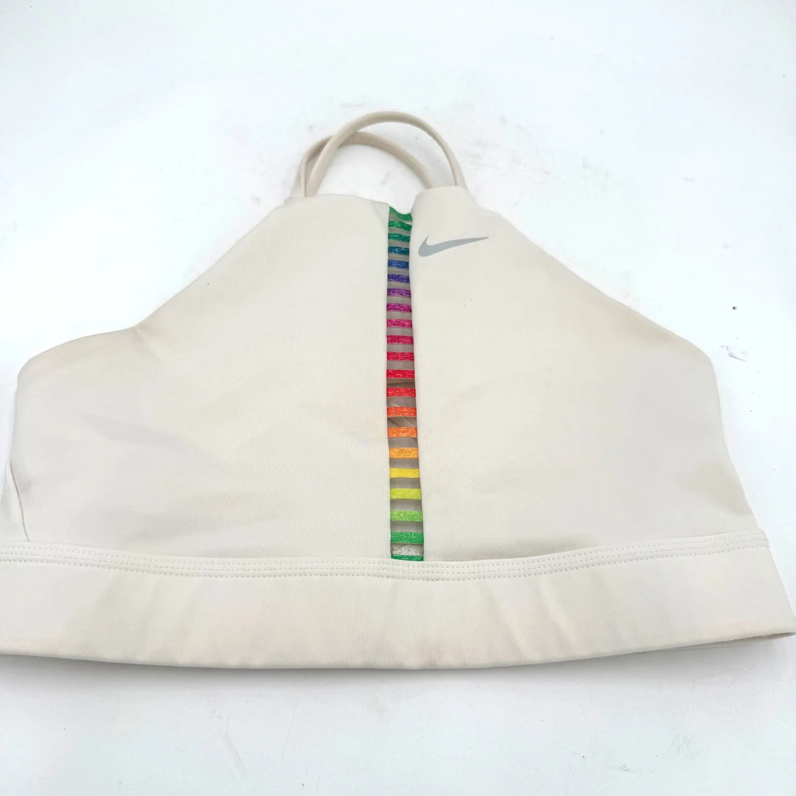 Nike Dr-Fit Indy Rainbow Ladder Sports Bra Size Small - Image 2