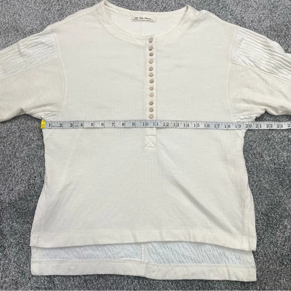 We The Free Back At It Henley In Cream - Image 10