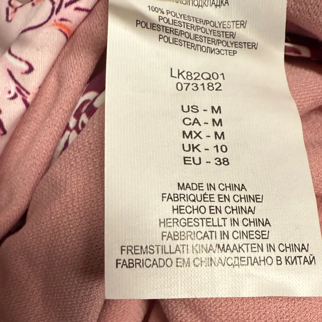 New Lucky Brand Floral Pink One-Piece Swimsuit - Image 9