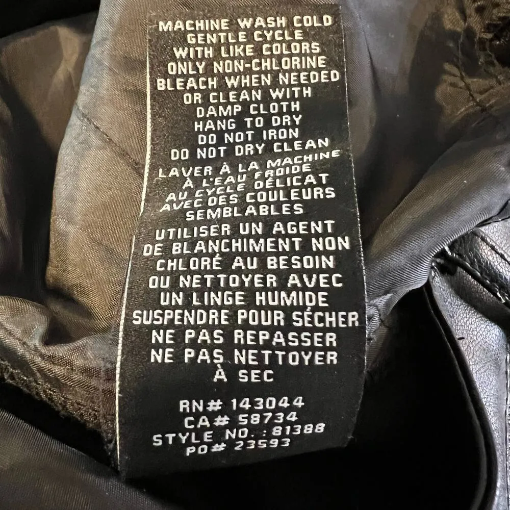 7FAMK Seven For All Mankind Vegan Leather Wide Leg Pant Small - Image 6