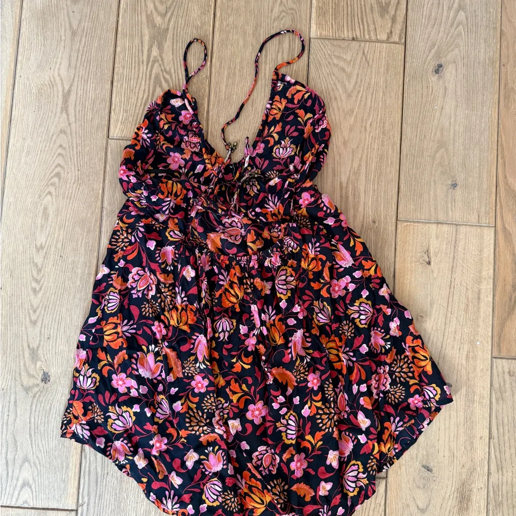 Free People Pixie Printed Floral Mini Dress - Image 5