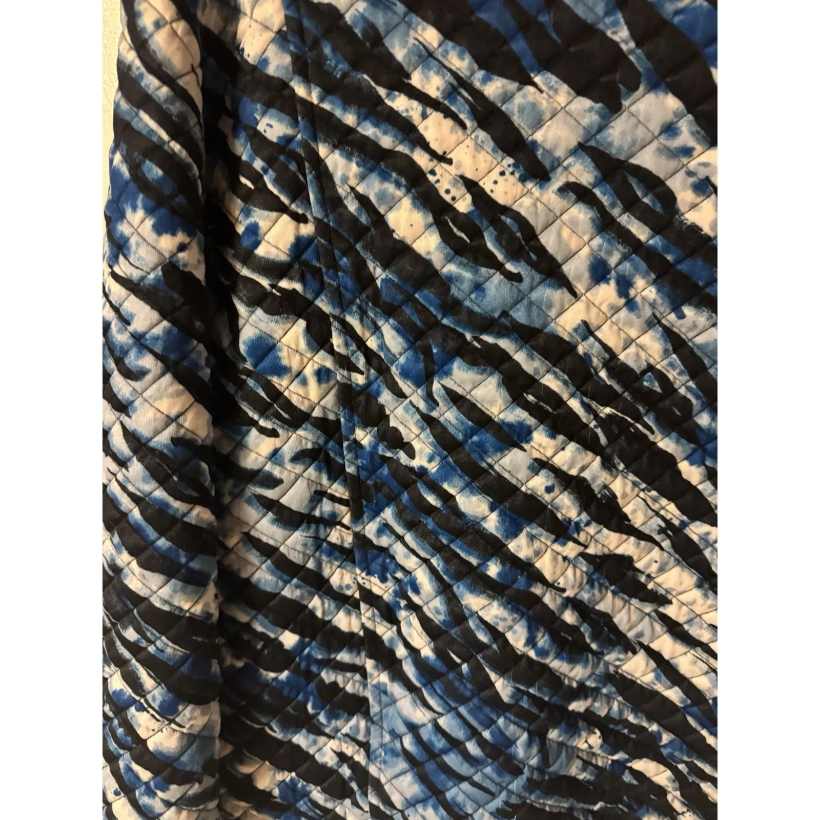 Ruby Rd Women's Size L Blue And Black Full Zip Jacket - Image 9