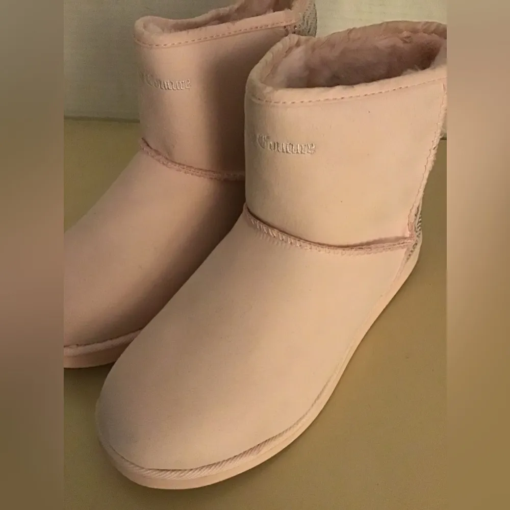 Juicy Couture women pink stud short classic boots US 8 Euro 39 - Image 10