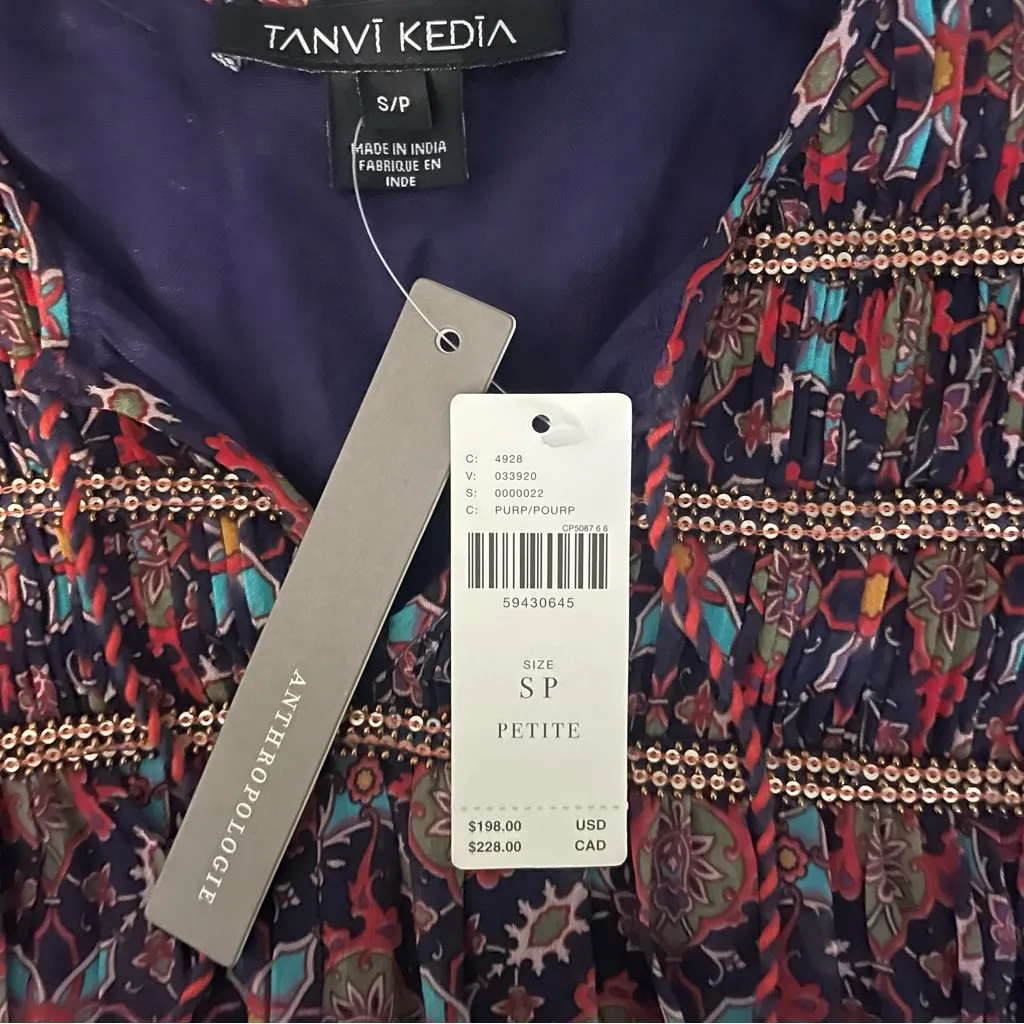 Anthropologie Corinna Tunic Dress designed by Tanvi Kedia - Image 8