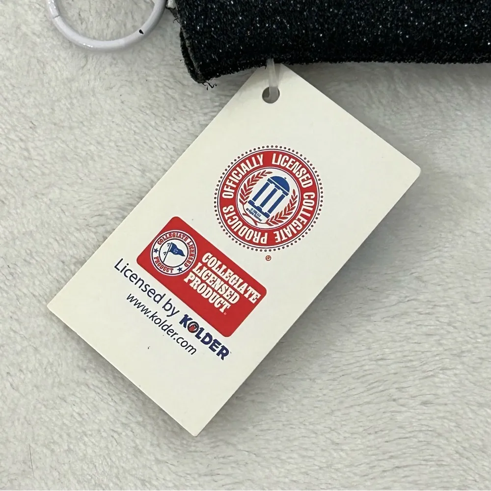 Texas Longhorns NCAA Football 12oz Beer Soda Bottle Glitter Zipper Drink Koozie - Image 3