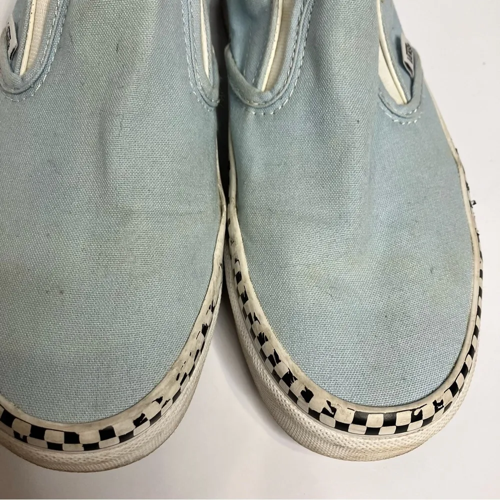 Vans‎ low top trainers sneakers light blue white - Image 5