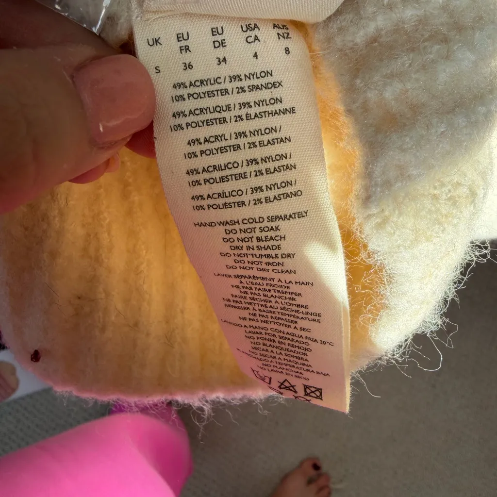 VRG Grl Elsie Knit Cream Button - Image 6