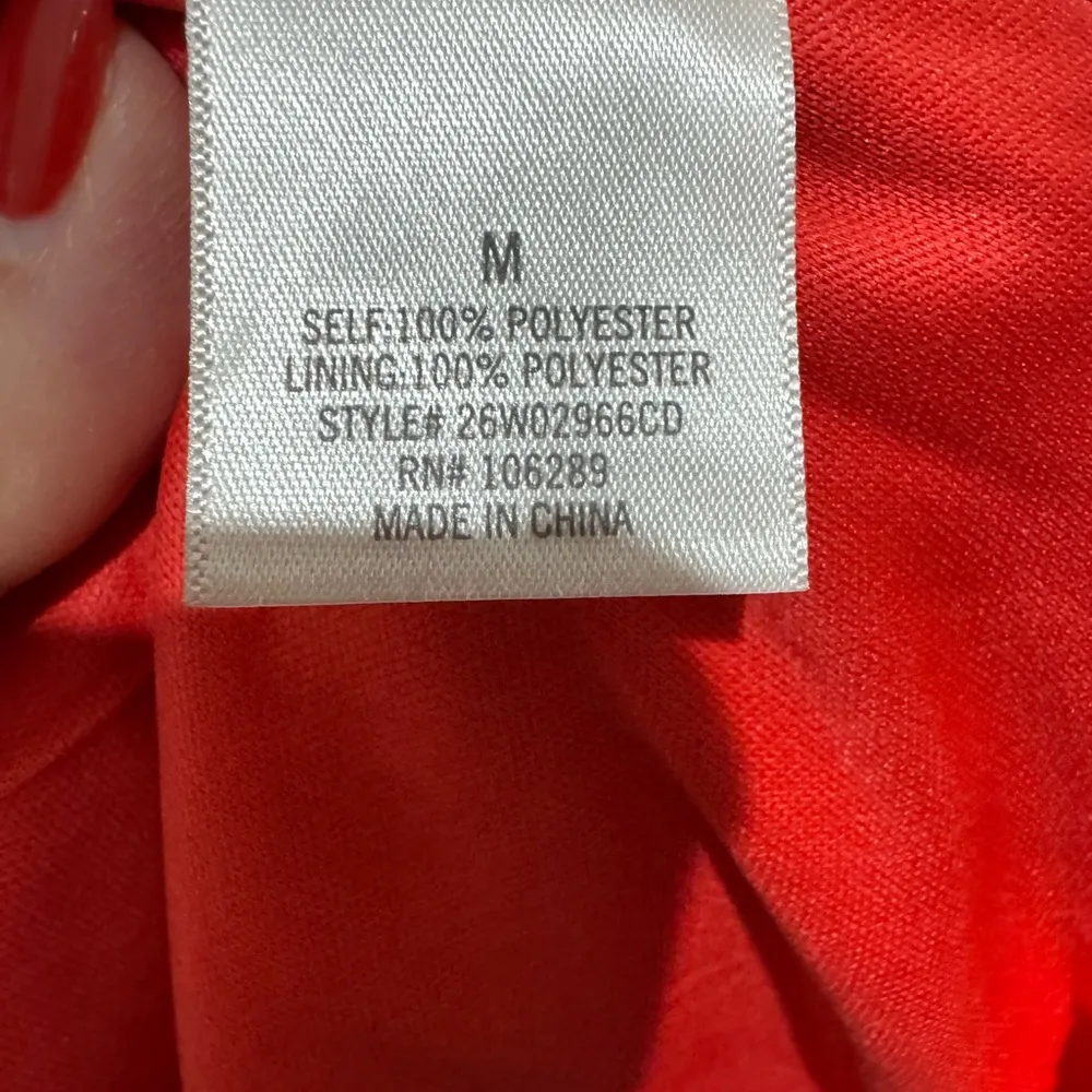 Mi Ami Francesca’s Red & Blue Floral Mini Dress Size M NWT Size M - Image 11