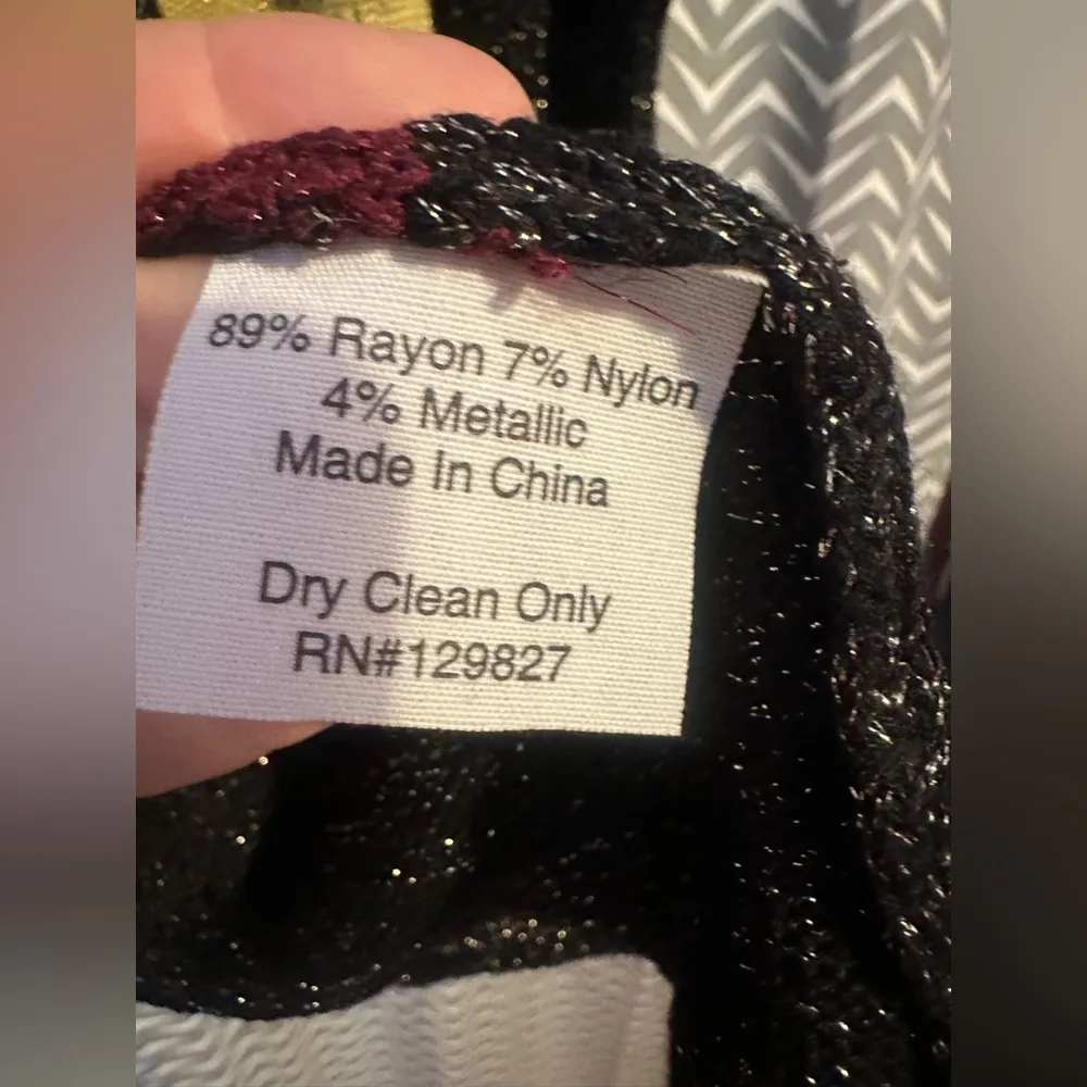 Jen's Pirates Booty | Black Striped Swallowtail Mini Dress, Size M/L - Image 6