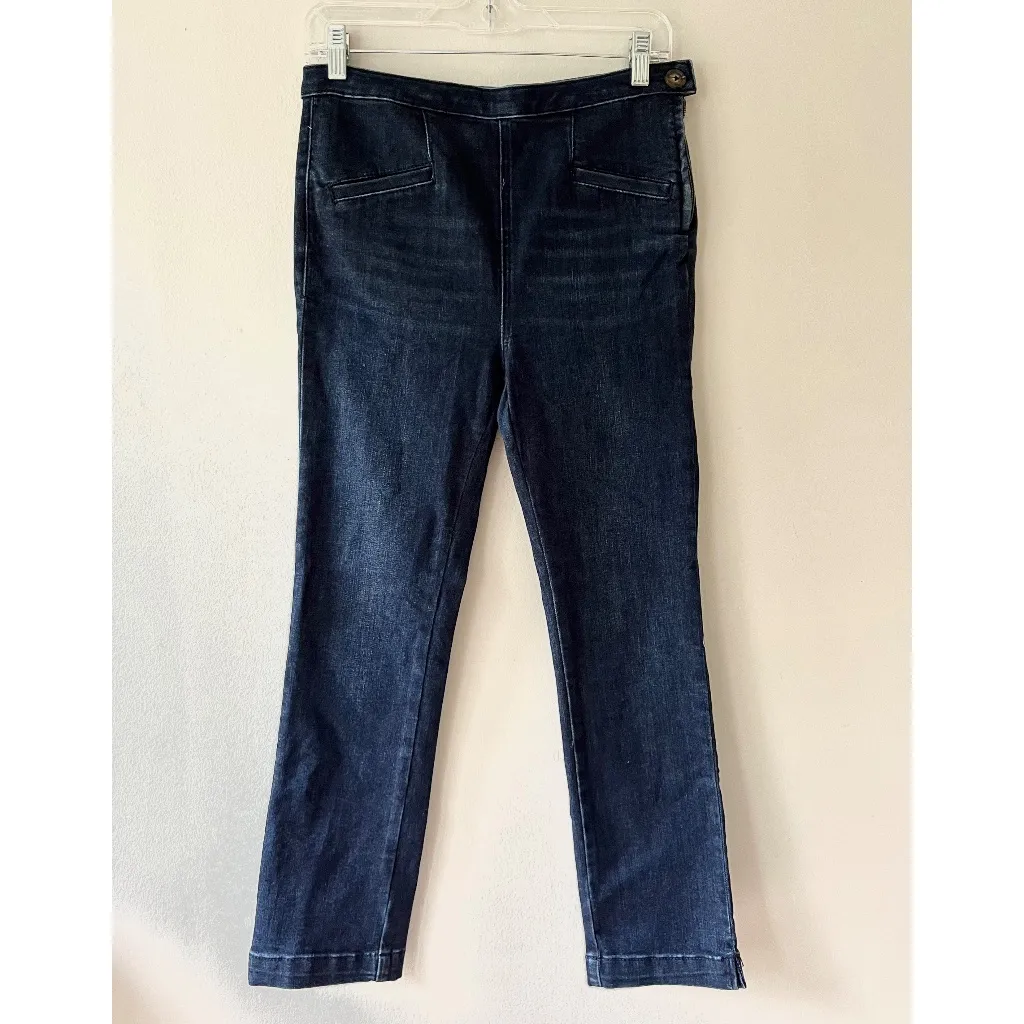 Anthropologie Pilcro Sz 27 Denim Jeggings Mid Rise Jeans‎ Capri Pants - Image 2