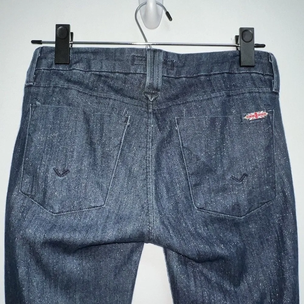 Hudson Womens Jeans Size 25 Skinny Dark Glitter Sparkle W427DLS Color TAY A00771 - Image 2