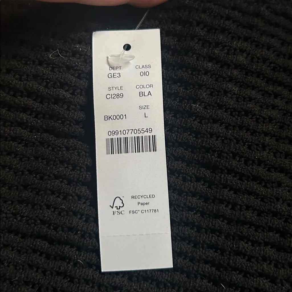 J. Crew sunny crochet bikini bottom black L - Image 3