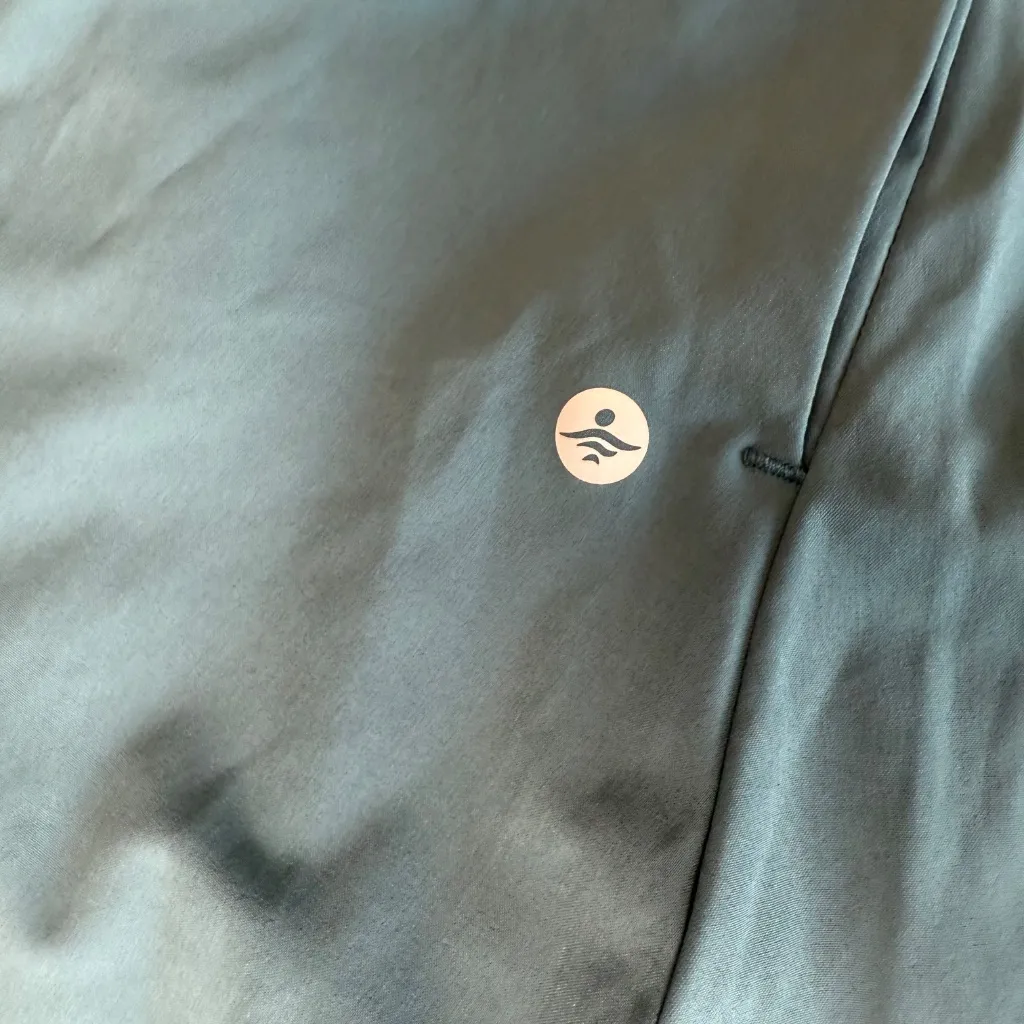 NWT Halara Breezefull Backless Racerback Midi Tank Dress Womens XL Stone Blue - Image 5