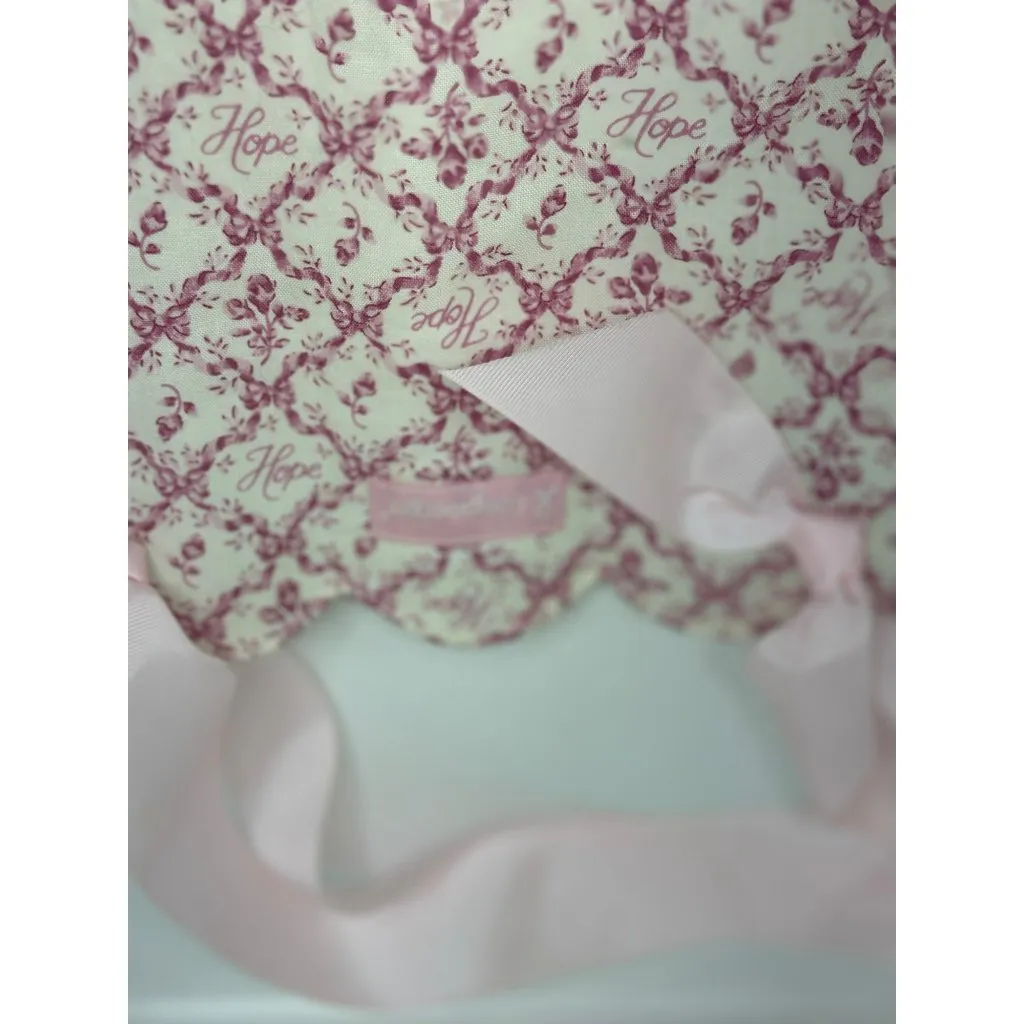 Longaberger 09" Horizon of Hope Tote Bag, Ribbon Handles Breast Cancer Awareness Pink - Image 4