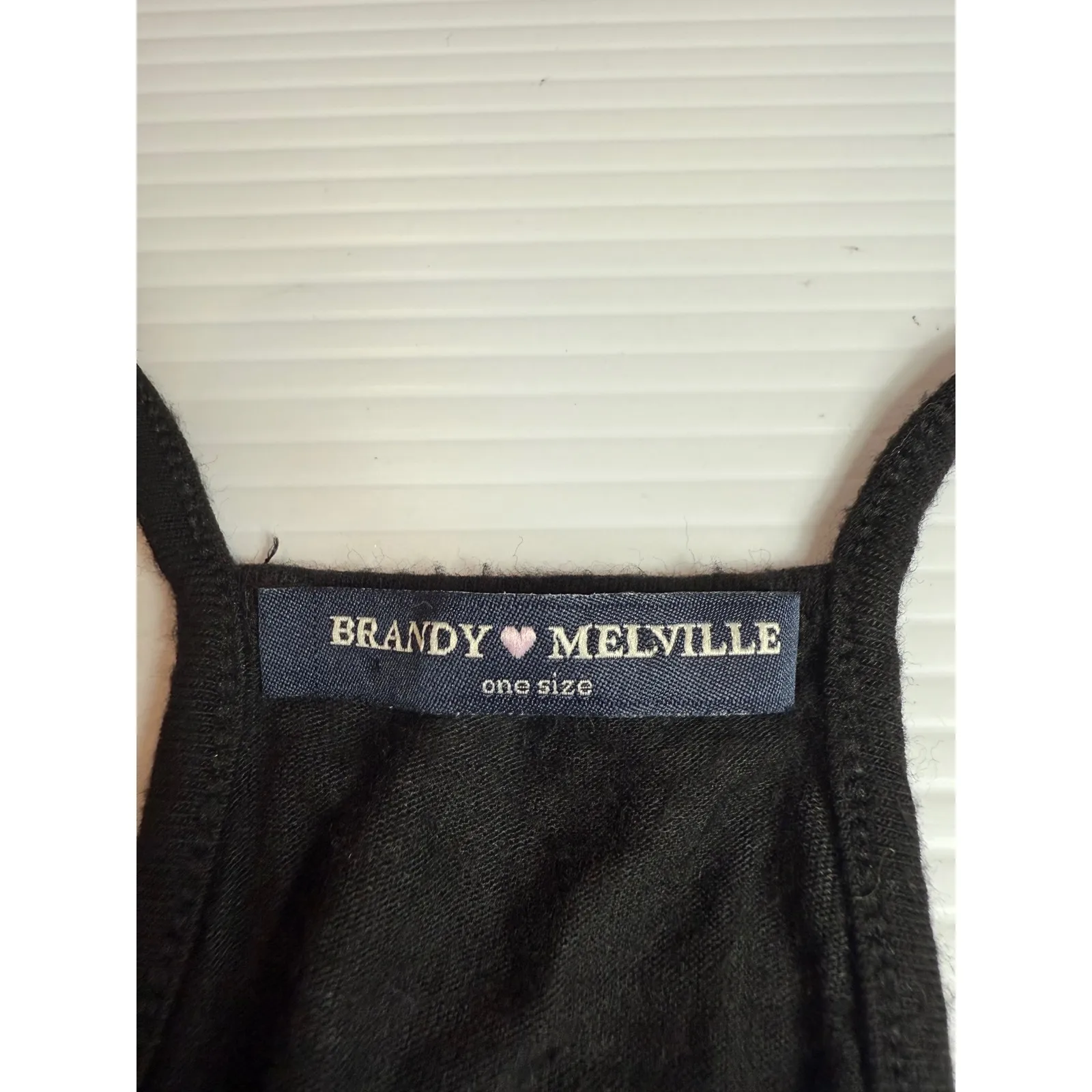 Brandy Melville Black Spaghetti Strap Sleeveless‎ Romper One Size - Image 3