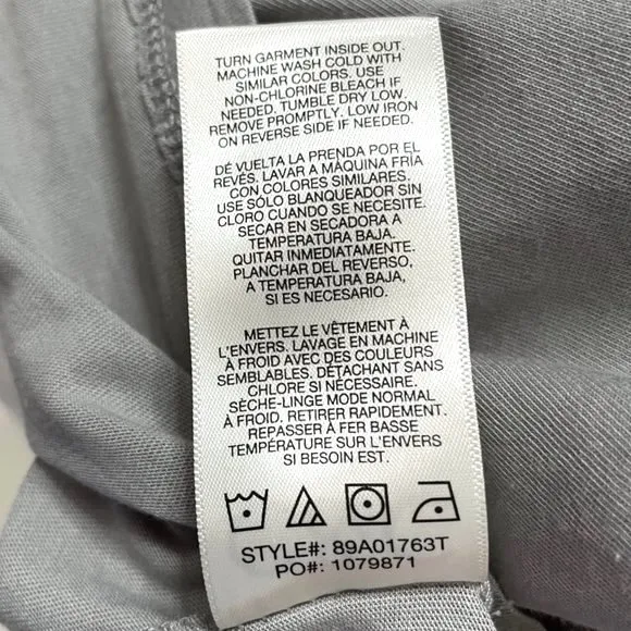 New  Never Lost A Tailgate Short Sleeve Tee Grey - Image 12