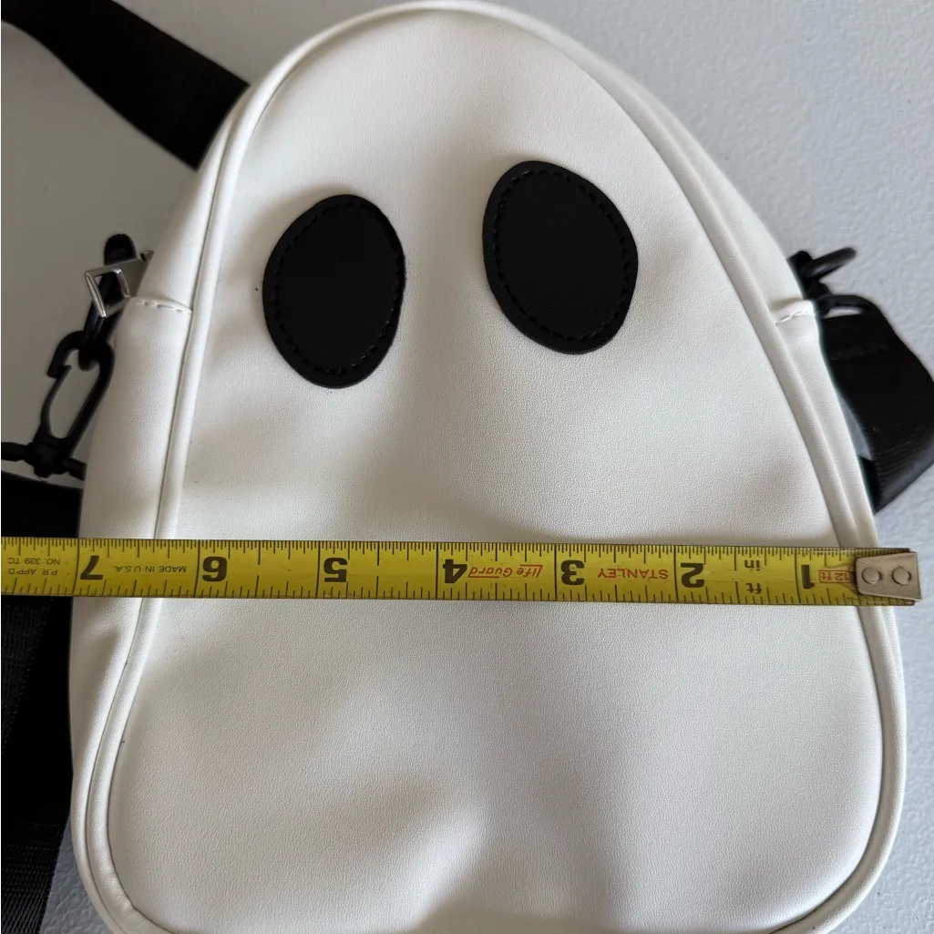 Ghost Bag Crossbody Purse Belt Bag Adjustable Strap Halloween Cosplay Unbranded Black - Image 5