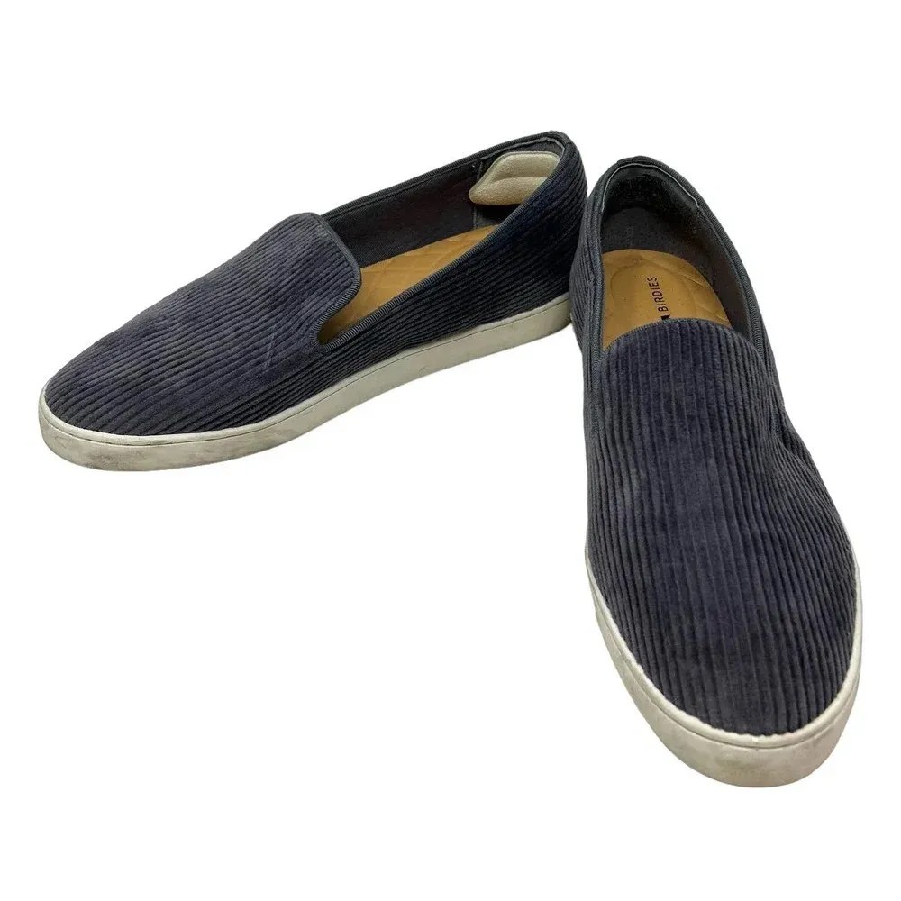 Birdies The Swift Sneakers in Charcoal Gray Corduroy Size 8 - Image 3