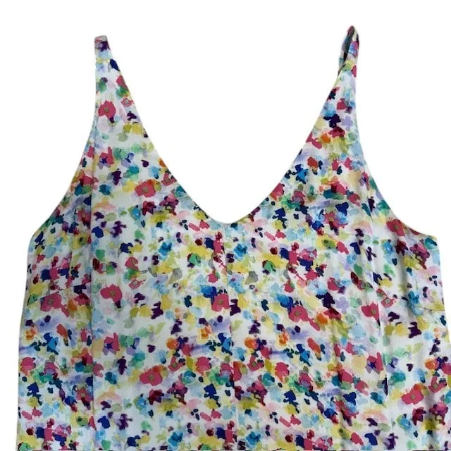 CABi‎ #321 Meadow Ditsy Watercolor Sleeveless Floral Print Sundress Size Med - Image 6