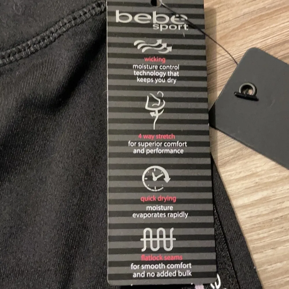 Bebe Sport Black Leggings Size Medium - Image 6