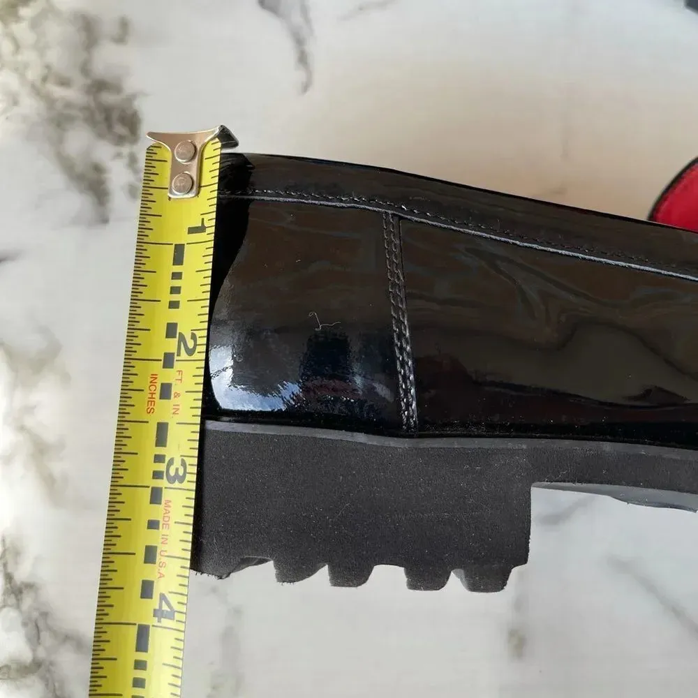 Pas de rouge slipper MARTA LACK NERO 40 Black Size 9.5 - Image 9