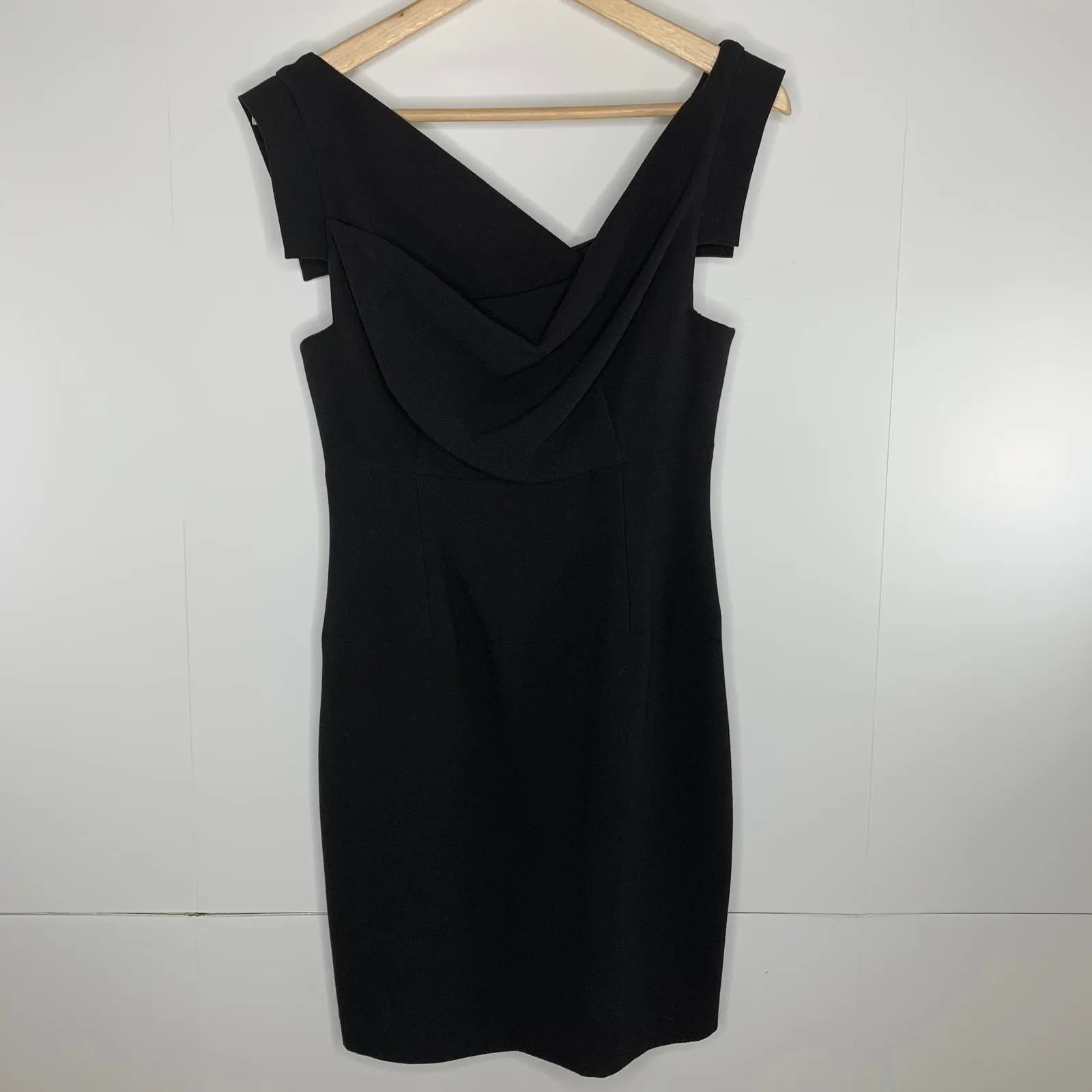 Black Halo Iconic Black Classic Jackie O Dress Womens 46 - Image 2