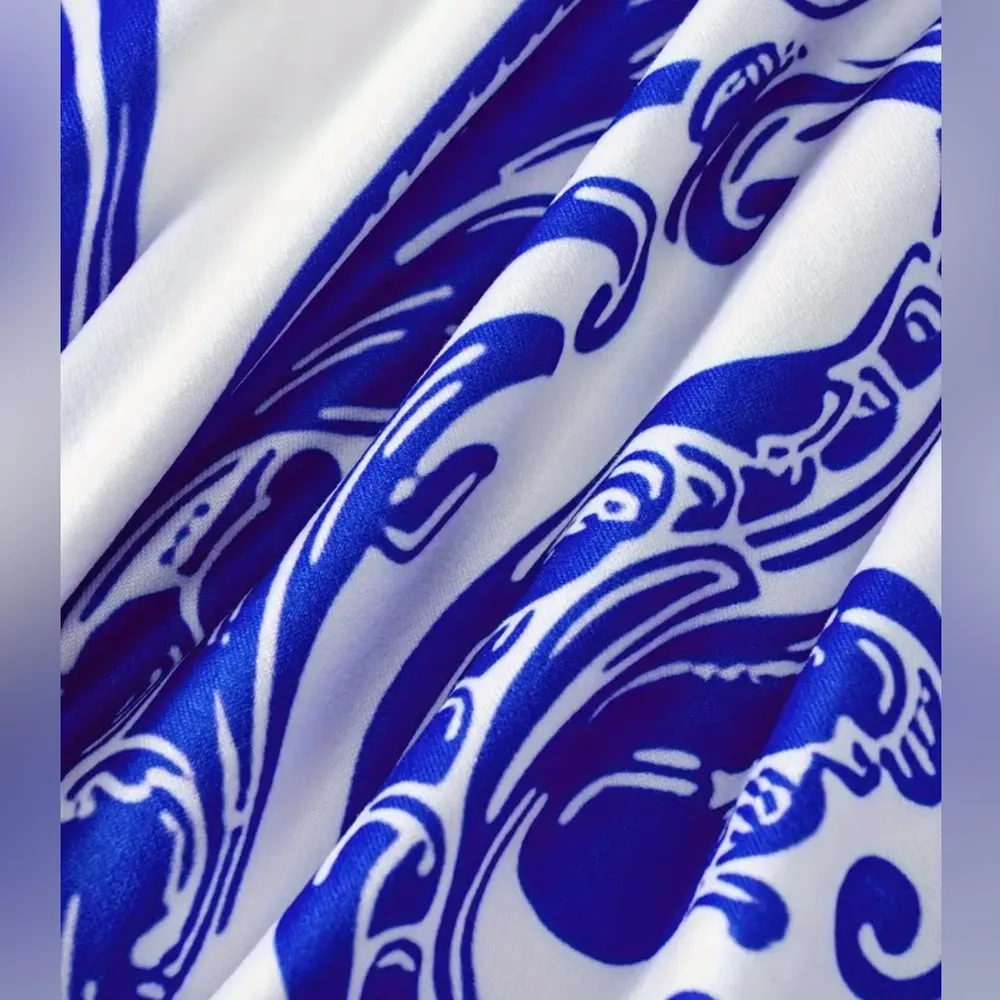 Tribal Print Crew Neck A - Image 5