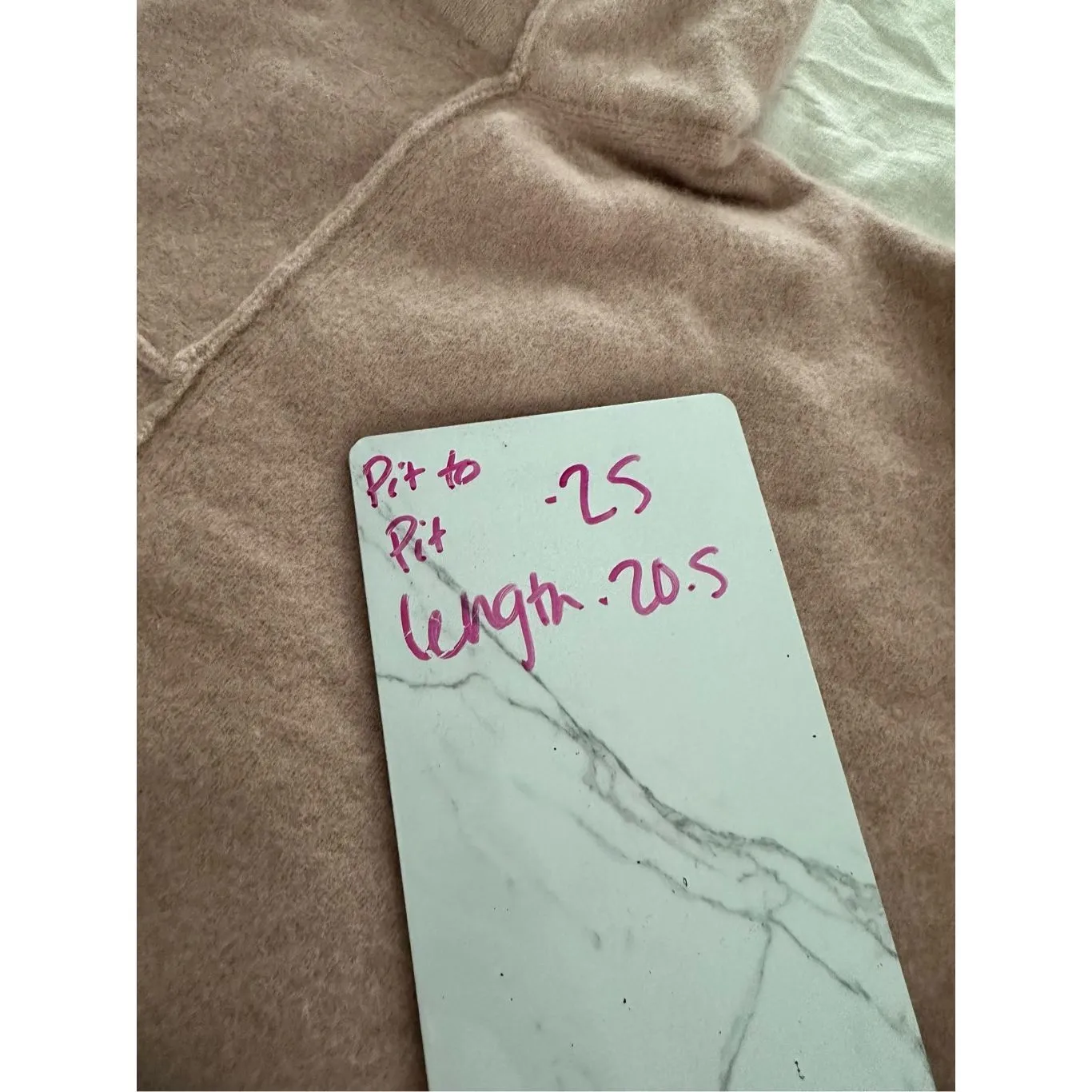 All Saints Pink Wool Yak Blend Roll Neck Sweater Size Medium - Image 5