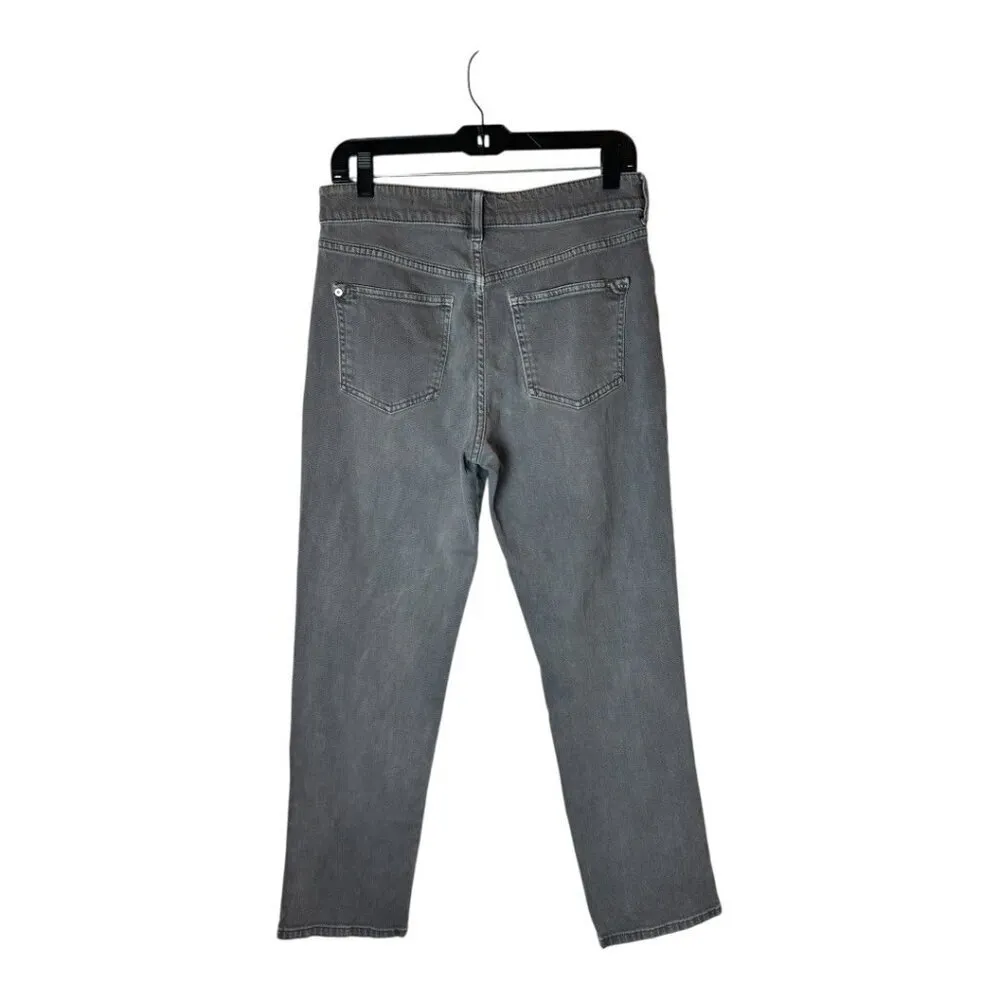 Pilcro Anthropologie Jeans Women 27 Gray Denim Distressed The Borrowed Boyfriend - Image 3