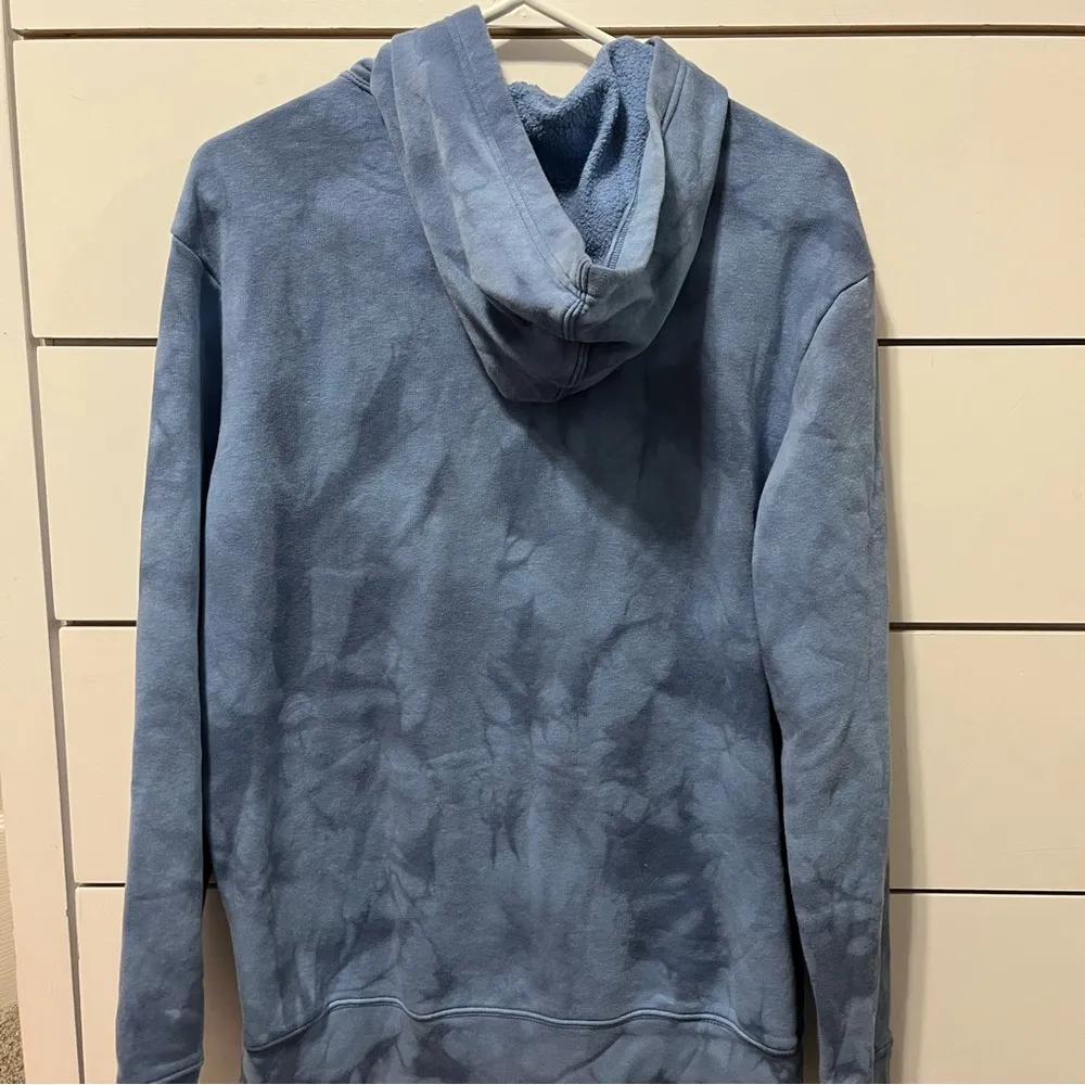 GAP Blue Tie Dye Hoodie Sweatshirt - Image 3