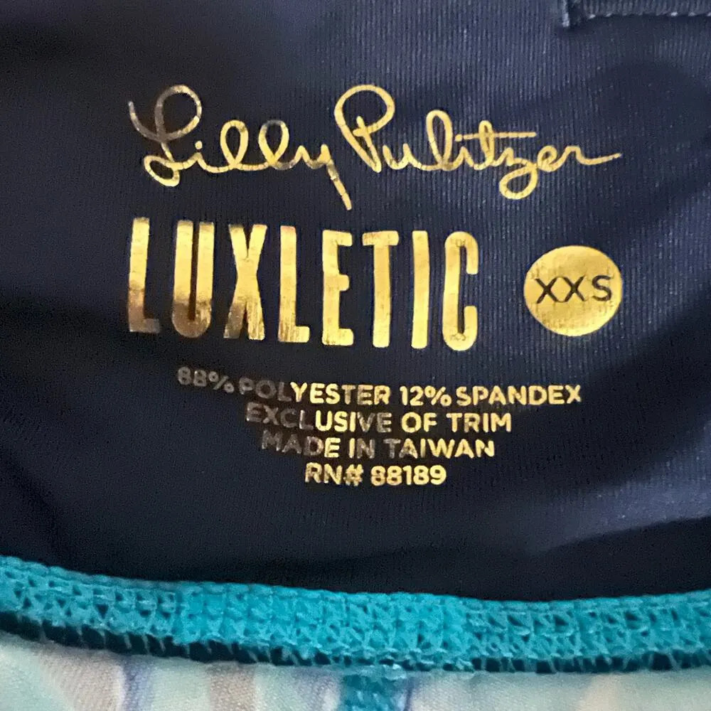Lilly Pulitzer Luxletic Weekender Midi Leggings XXS Women’s Bright Navy 000514. - Image 3