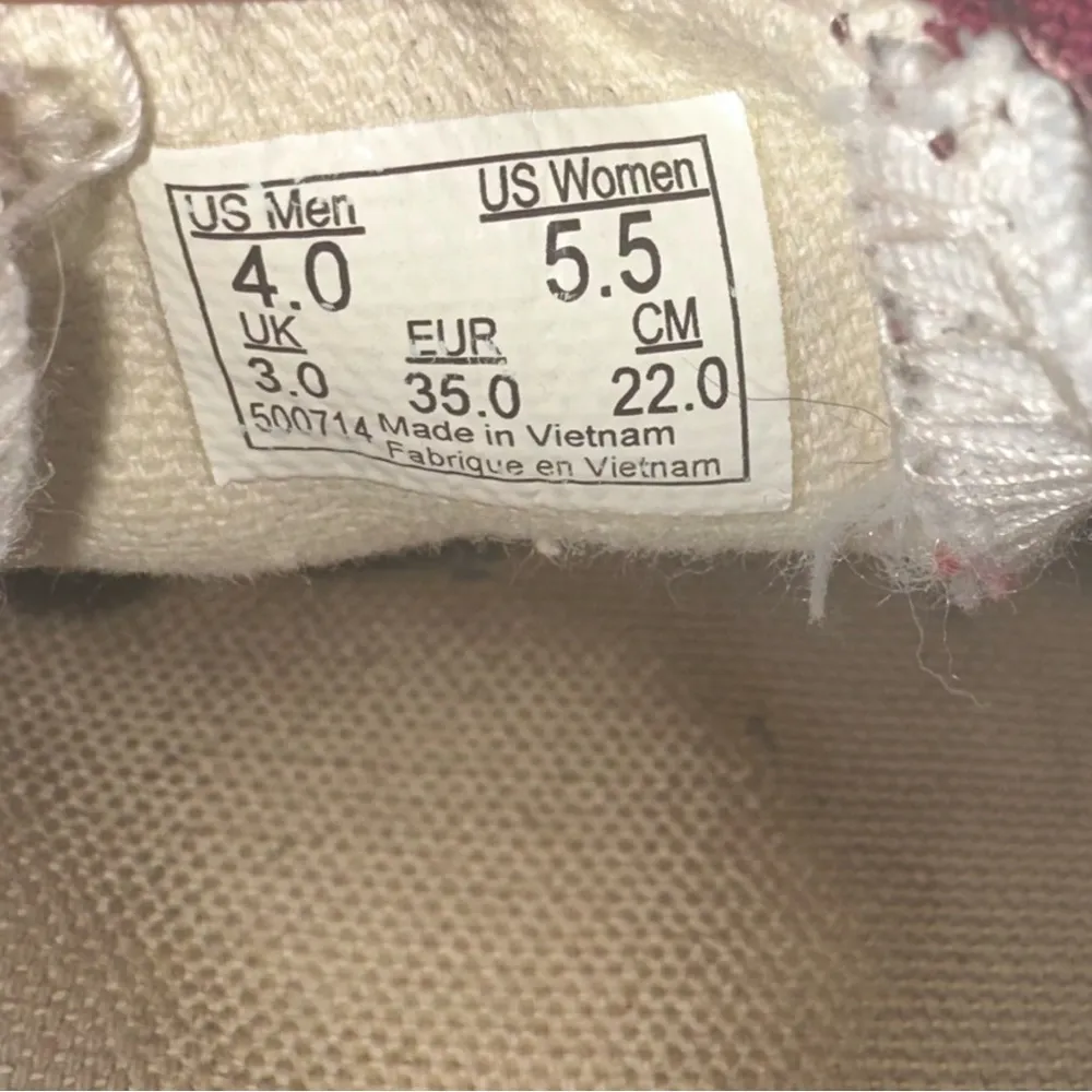 Red Vans slip ons / Maroon Vans slip ons - Image 9